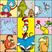 A variety of Dr. Seuss characters