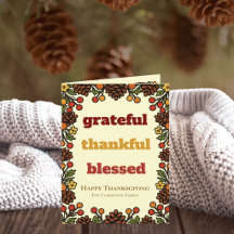Grateful | Thankful | Blessed