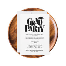 Retro Graduation Black Checkerboard Collection