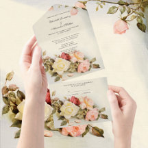Antique Garden Roses Wedding Collection