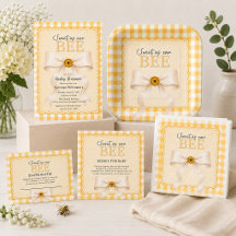 sweet as can bee baby shower collection
