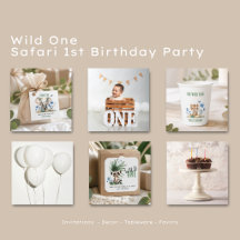 Wild One Safari 1st Birthday Party