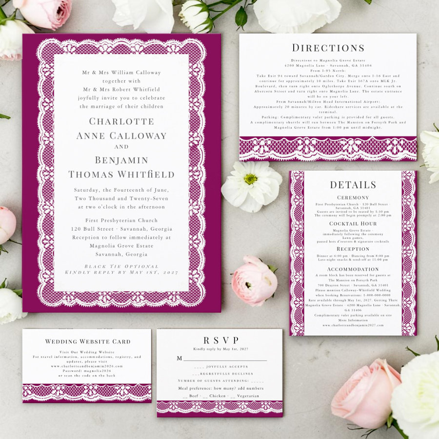 elegant lace wedding collection