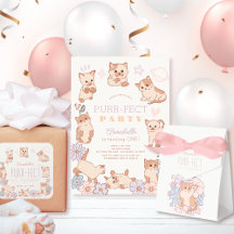 Purr-fect Birthday Kitten Kitty Cat Girl Birthday