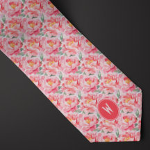 Peonies Floral Ties