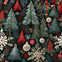 Christmas Gift Wrapping Paper, Bags, Tags