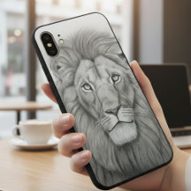Hand Drawn Sketch & Color Art Phone Cases