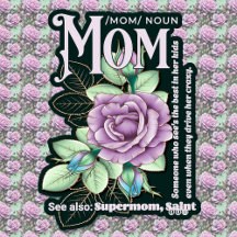 Floral Mom Definition Mothers Day Collection
