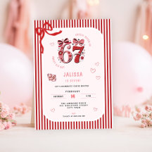 Trendy 6 7 Kids Birthday Party Invitations