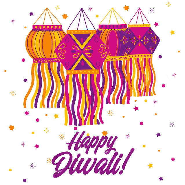 “Diwali ki shub kaamnain,” or Happy Diwali