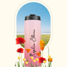 Gradient Color Thermal Tumbler 