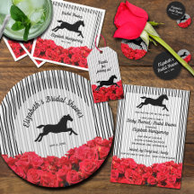 ROSES AND STRIPES DERBY THEMED BRIDAL SHOWER