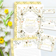 She found her Honey Wildflower Bee Bridal Shower