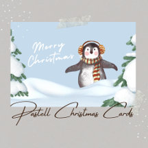 Merry Christmas in Pastellfarben