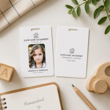 ID Cards For Homeschool