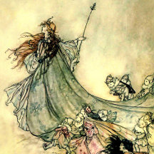 Arthur Rackham - Pen , Ink and Watercolor Fairies