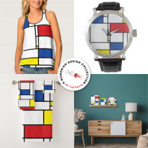 MONDRIAN III | MINIMALIST DE STIJL MODERN ART