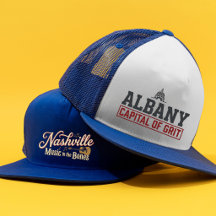 Custom Leather Patch Hats l Personalized City Hats