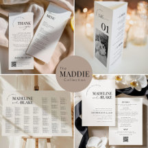 MADDIE Modern Minimalist Wedding Collection
