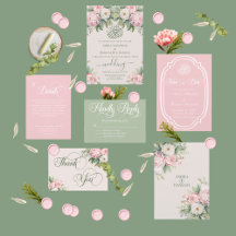 Elegant Pink & White Floral Islamic Wedding Suite