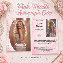 Pink Marble Ice Pageant Styles