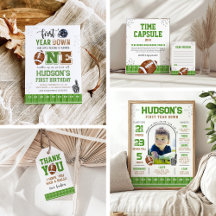 First Year Down Football 1st Birthday