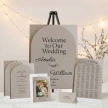 Modern Luxe Arch Wedding Suite 