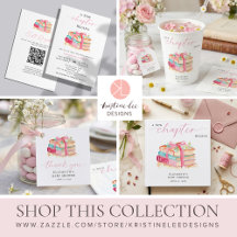 New Chapter Baby Shower Storybook Watercolor