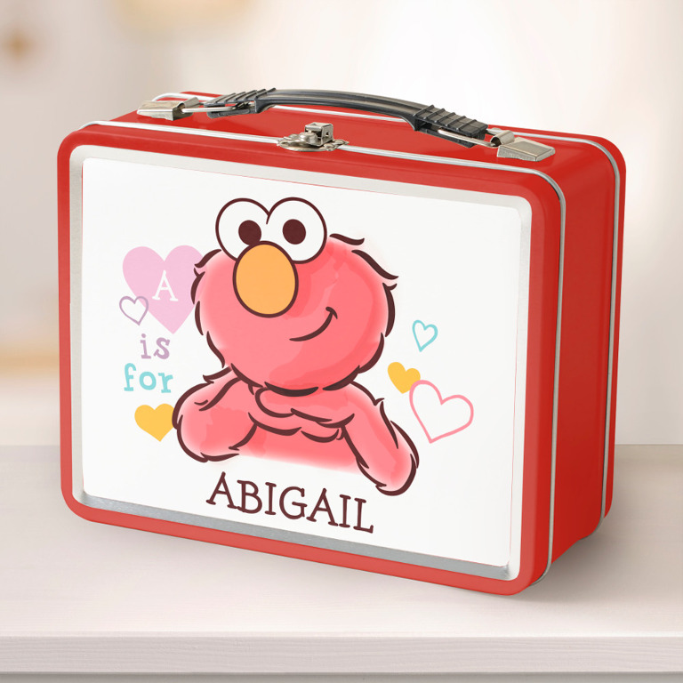 Personalized Elmo Lunch Box