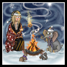 Santa Chris & Wilbur - Fireside Friends