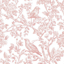 Pink Toile y Bunny Floral 1st Birthday Collection