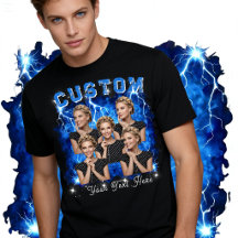 Custom Photo 90's Bootleg Rap T-Shirt