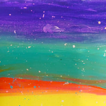 sunset painting