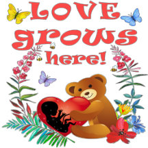 Adorable "Love Grows Here" Maternity / Motherhood