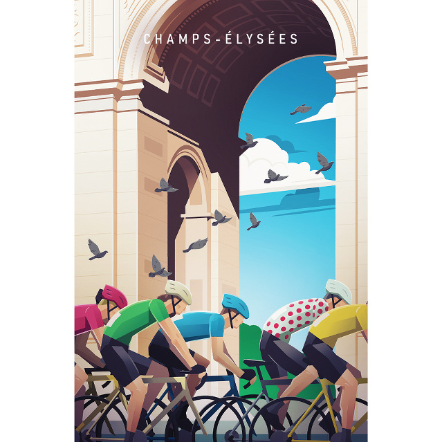 Champs-Élysées - Tour de France - Cycling Design