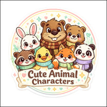 Cute Animal Characters Collection