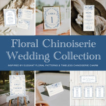 Floral Chinoiserie Wedding Collection