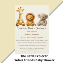 The Little Explorer | Safari Friends Baby Shower