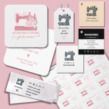 Sewing Machine clothing Label & packaging