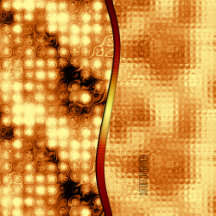 Hammered Copper and Wave Design