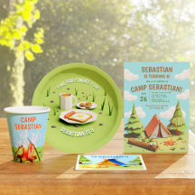 Kids Camping Birthday Party