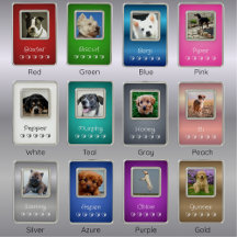 Heart Paw Dog Photo Ornaments for Pet Lovers