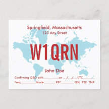 QSL Cards with Maps
