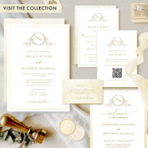 Champagne Cream Watercolor, Botanical Monogram