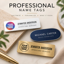 Personalized Professional Name Tags & Badges