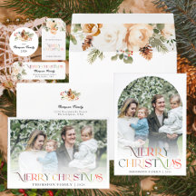 Classic Elegant Colorful Botanical Christmas 2025