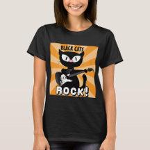 Black Cat T Shirts