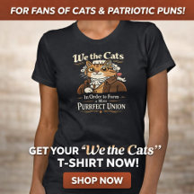 Cat Loving Patriotic Tshirts