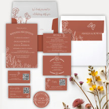 Meadow Flowers Terracotta Wedding Suite