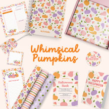 Whimsical Pumpkins and Mushrooms Collection